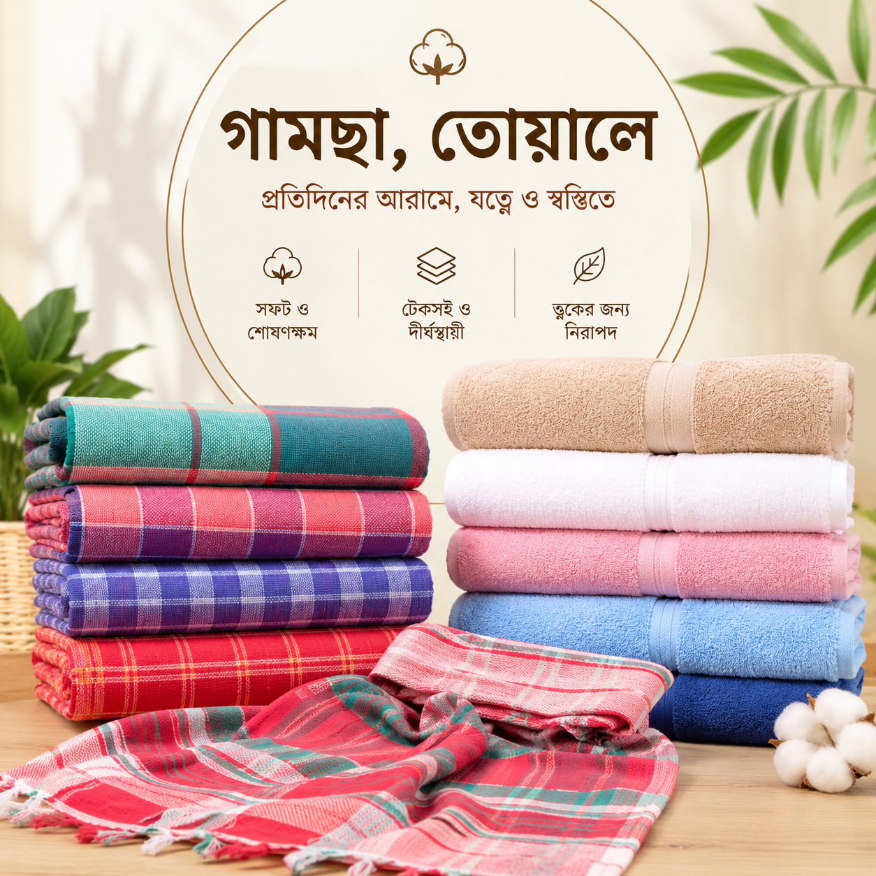 গামছা, তোয়ালে